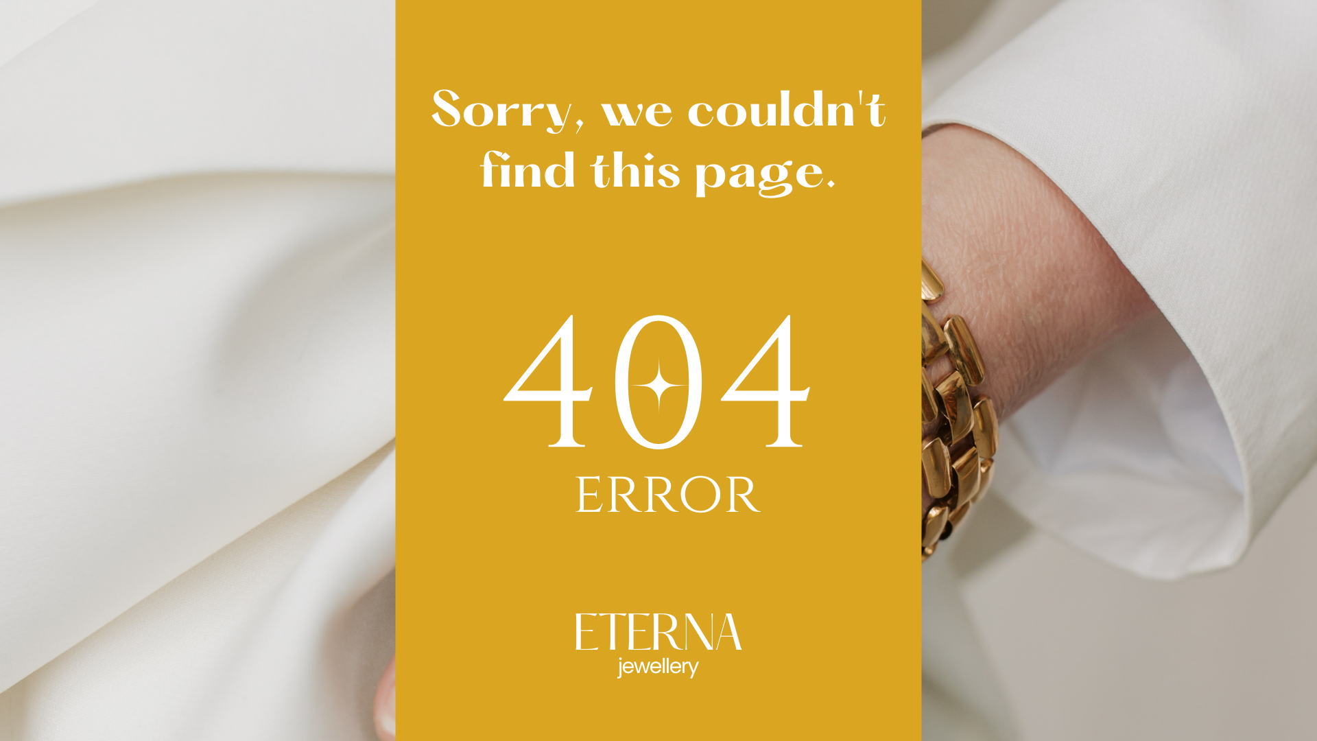 Eterna Jewellery - Branding y Redes Sociales - Página de error - 404