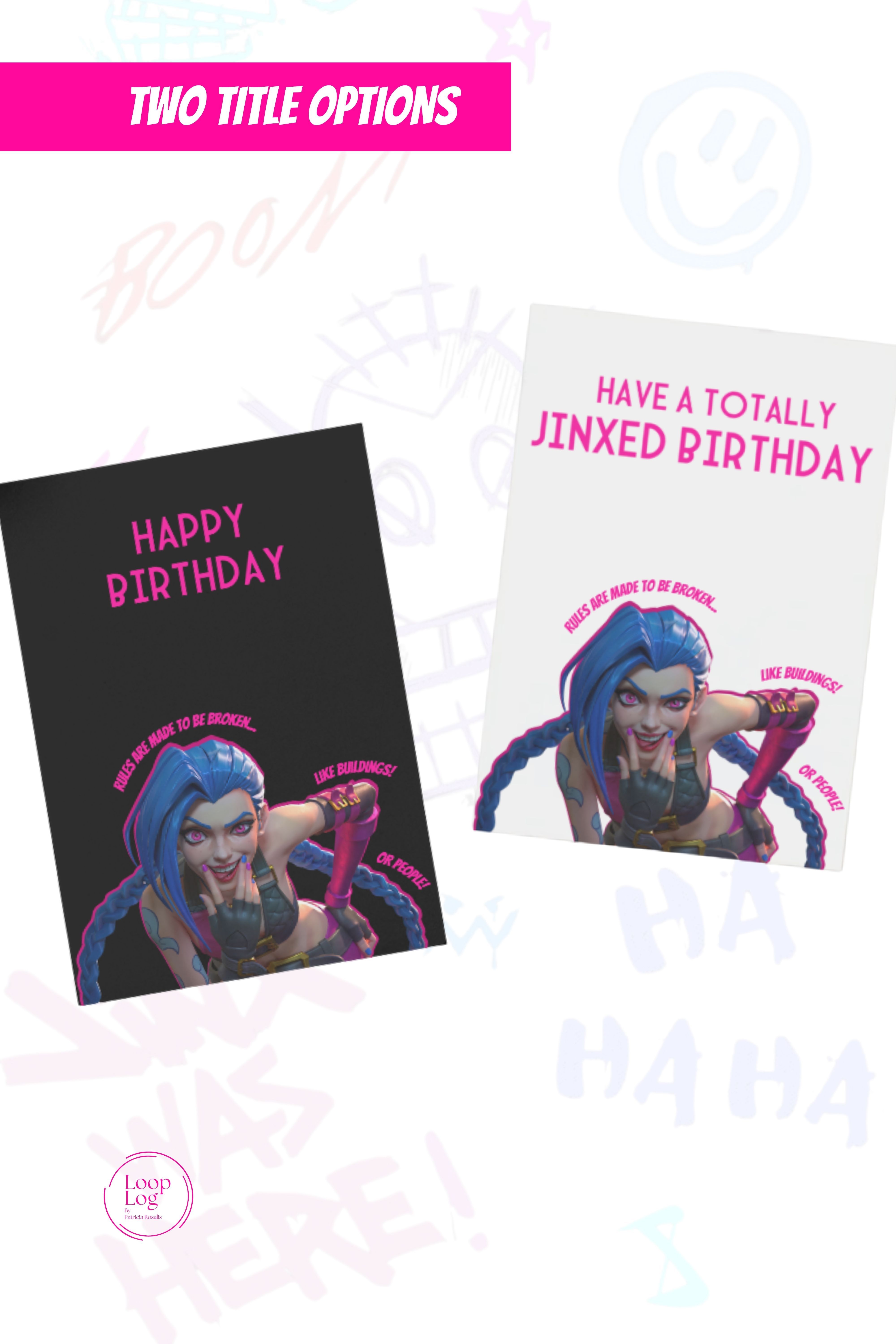 Jinx Birthday Card | Arcane - Image 7