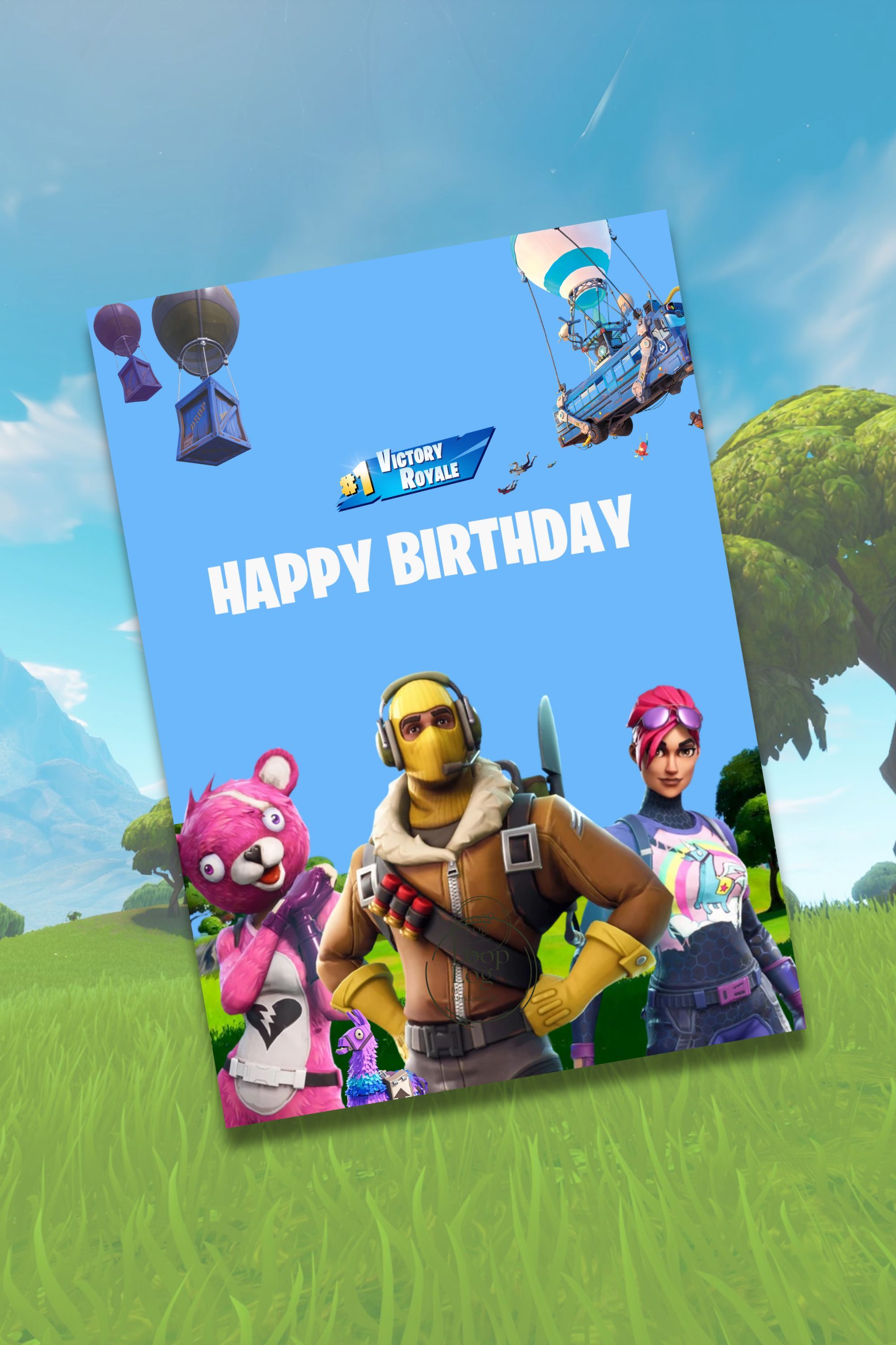 Battle Royale Birthday Card