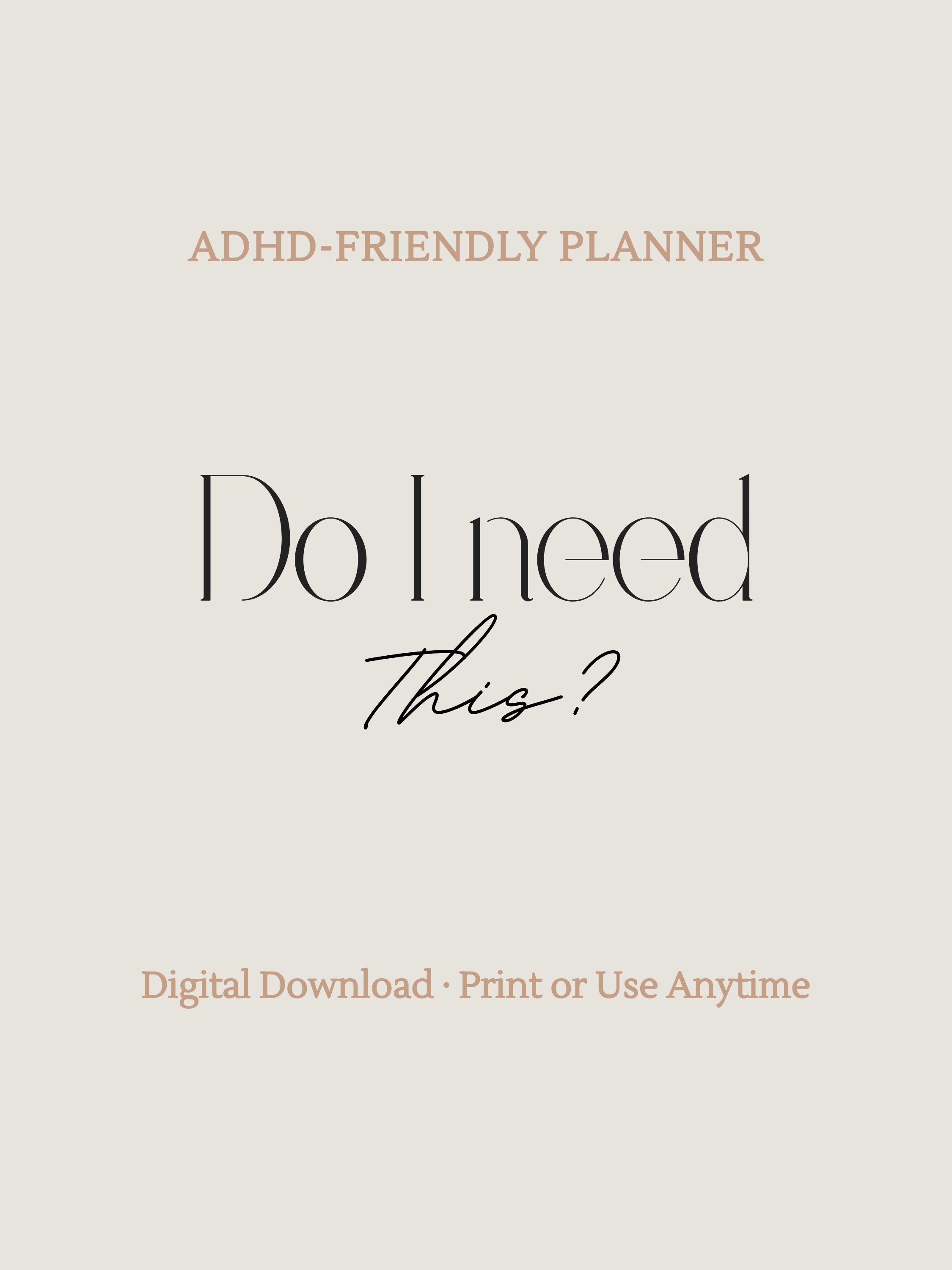 ADHD Planner - Savings - Image 1
